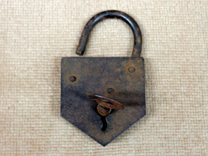 画像3: パドロック　キー付き (3)