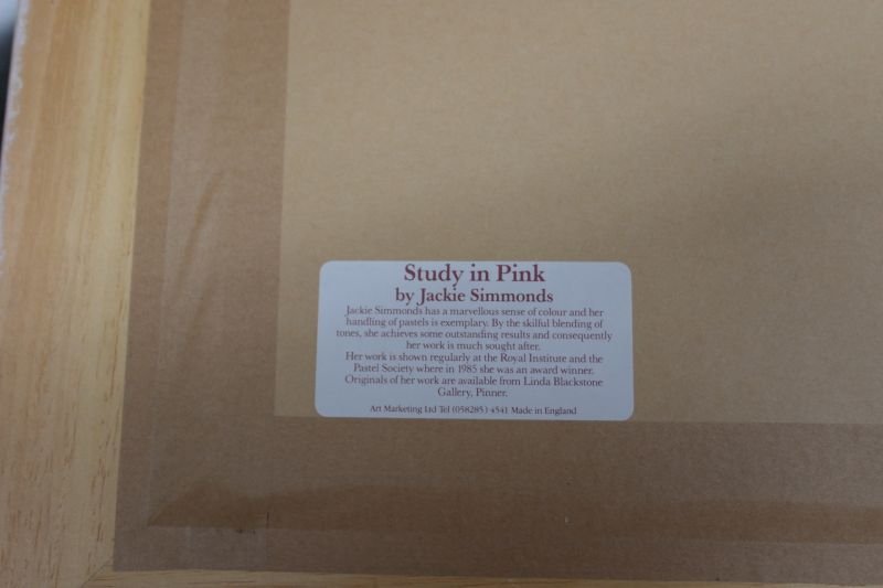 画像4: 額　花瓶　”study in pink” by Jackie Simmonds (4)