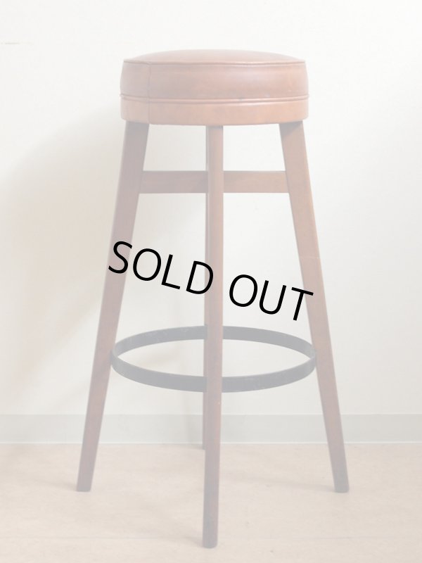 画像2: パブ　カウンター　チェア　(バー　スツール)　１脚 (2)