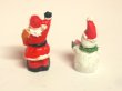 1/12サイズのドールハウス用ミニチュアクリスマス・フィギュア　2体です