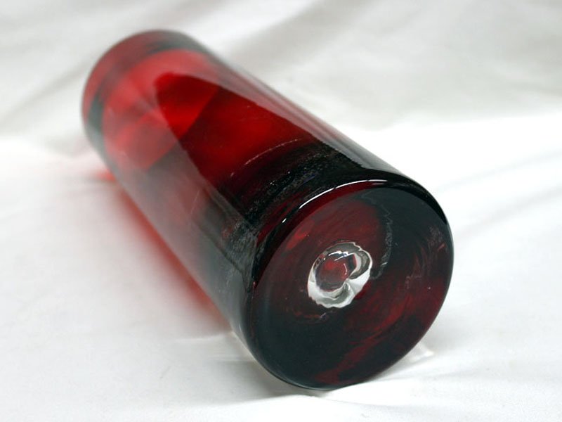 画像1: 花瓶（バーズ）レッド