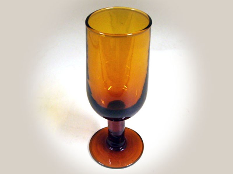 画像4: シェリー　グラス　アンバー　1個 (4)