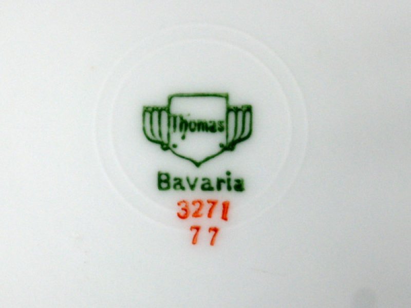 画像2: プレート　THOMAS BAVARIA　ブドウ (2)