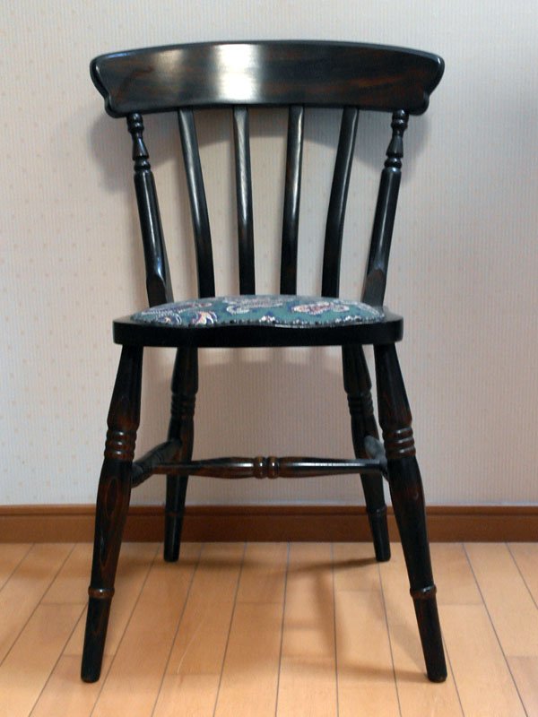 画像6: パブ　チェア　　ローラアシュレイ（LAURA　ASHLEY）の生地で張替え (6)