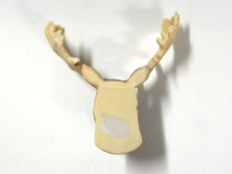 画像1: 牡鹿ヘッド