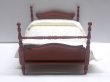 画像2: ダブルベッド　ビクトリアン　マホガニー (2)