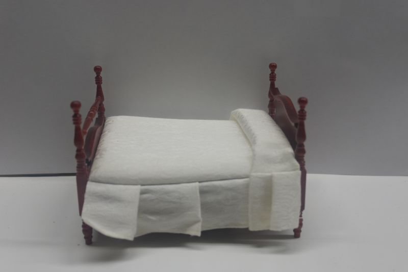 画像4: ダブルベッド　ビクトリアン　マホガニー (4)