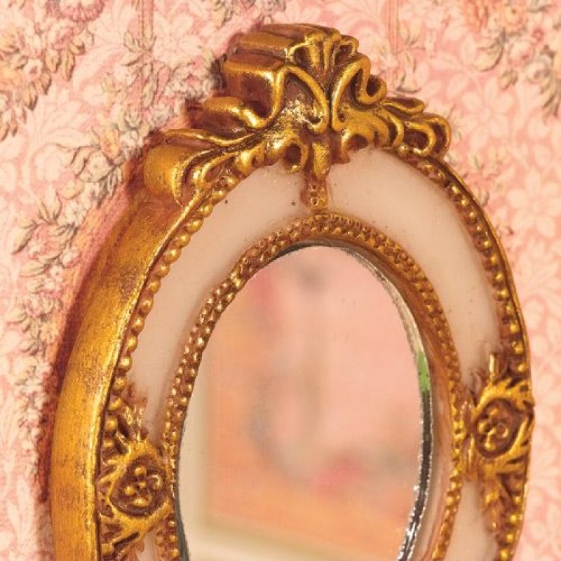 画像2: オーバル　ミラー　オーナメント (2)