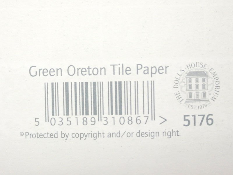 1/12サイズのドールハウス用ミニチュア壁紙　42cm x 60cmです