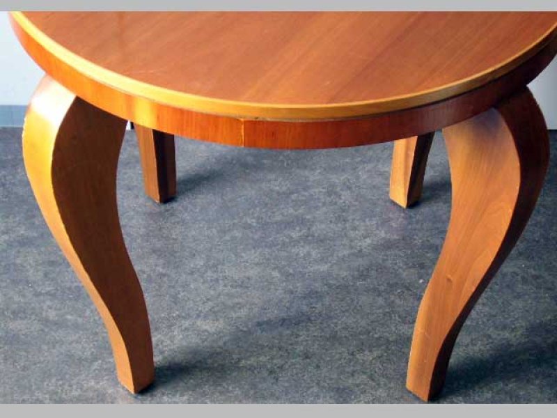 画像1: コーヒーテーブル(丸) ミッドセンチュリー