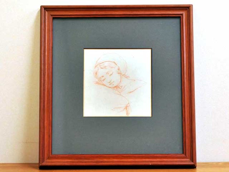 画像1: 絵　少女 (1)