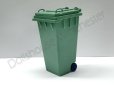 画像2: キャスター付ゴミ箱　グリーン (2)