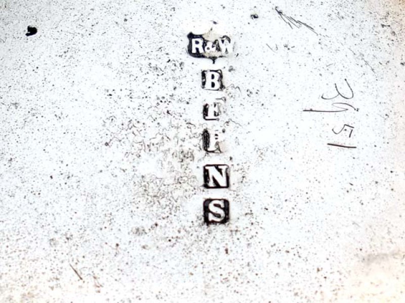 画像1: シルバープレート　ボンボン・ディッシュ　ブルー・ガラス