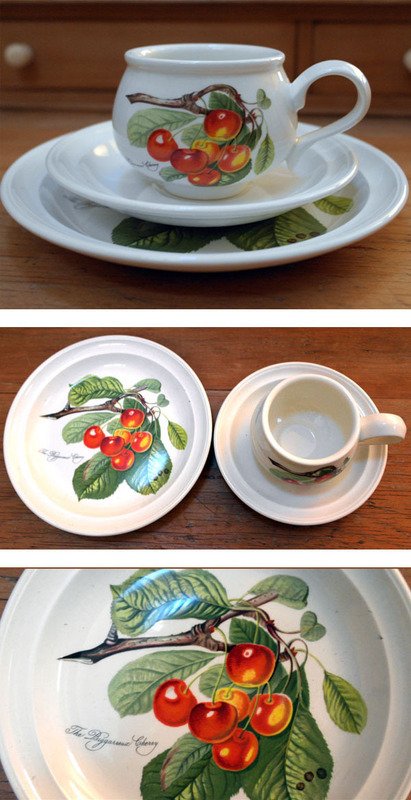 画像3: カップ＆ソーサー・プレート　６客セット　ポートメリオン/Portmeirion ポモナ/Pomona (3)