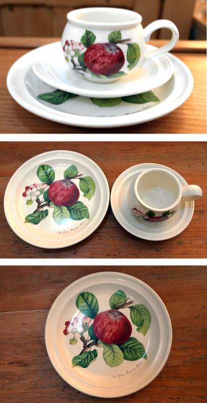 画像6: カップ＆ソーサー・プレート　６客セット　ポートメリオン/Portmeirion ポモナ/Pomona (6)