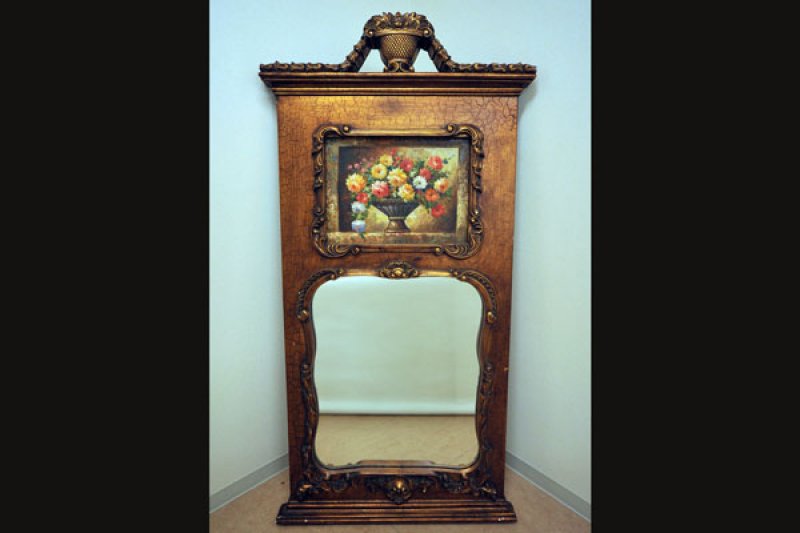 画像1: ミラー（絵付き） (1)