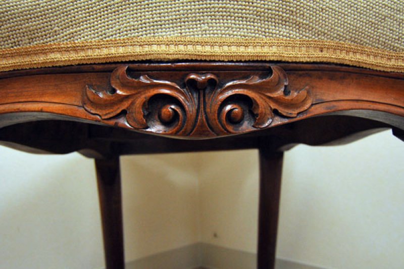 画像2: パーラー(サロン) チェア 刺繍(NeedlePoint)