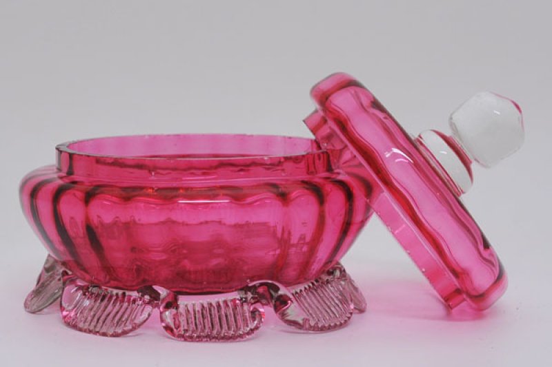 画像5: ガラス器（ボンボン入れ） (5)