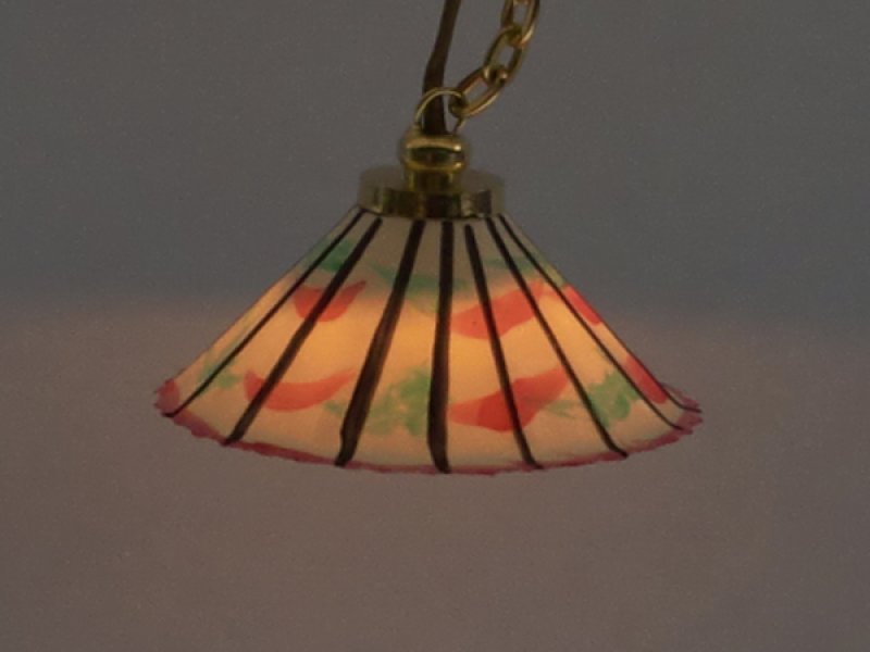 画像3: 照明　天井用　吊り下げ　ピンク＆グリーン (3)