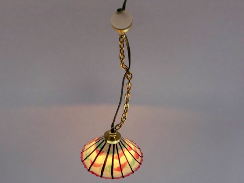 画像6: 照明　天井用　吊り下げ　ピンク＆グリーン (6)