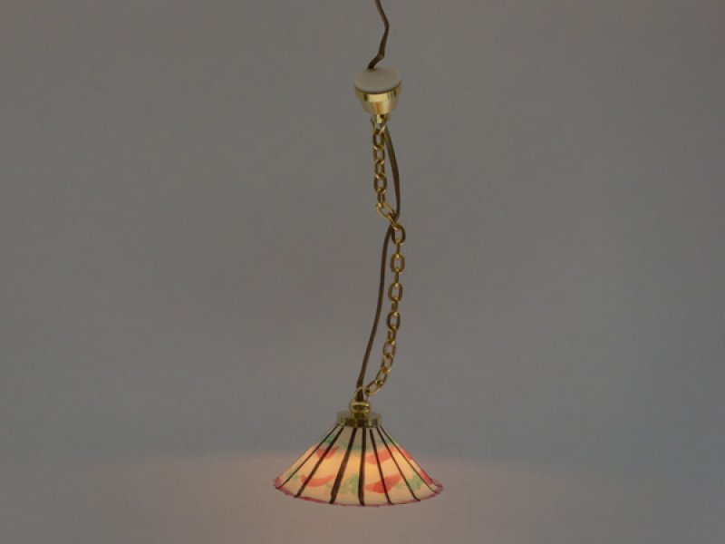 画像7: 照明　天井用　吊り下げ　ピンク＆グリーン (7)