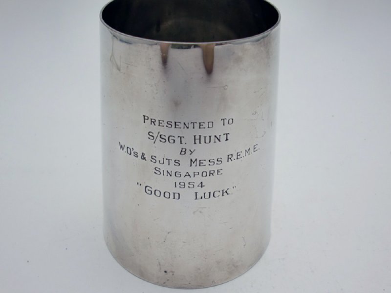 画像2: シルバープレート　ビアマグ　1954年 (2)