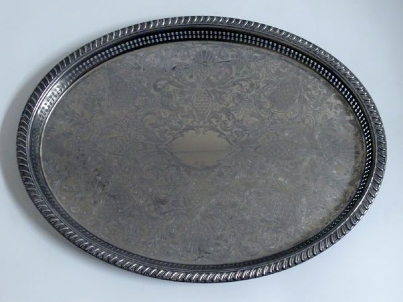 シルバープレート トレー