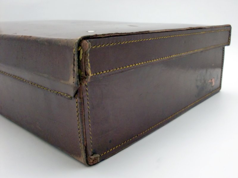 画像2: トランクケース（レザー、ブラウン）