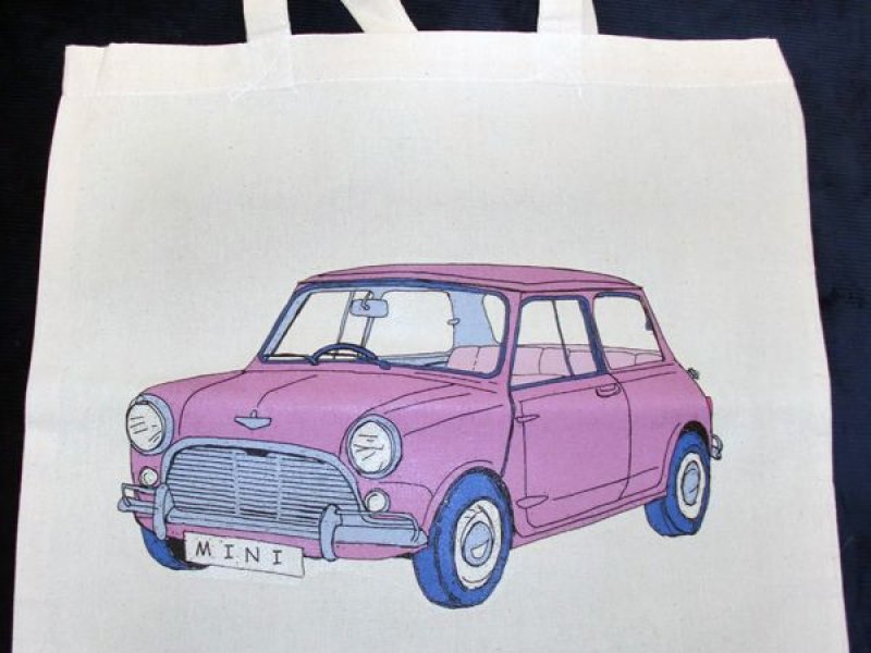 画像3: トートバッグ　ミニ　ピンク (3)