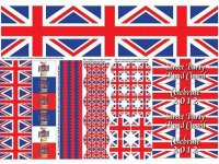 カット・アウト　シート　ユニオンジャック　A3サイズ