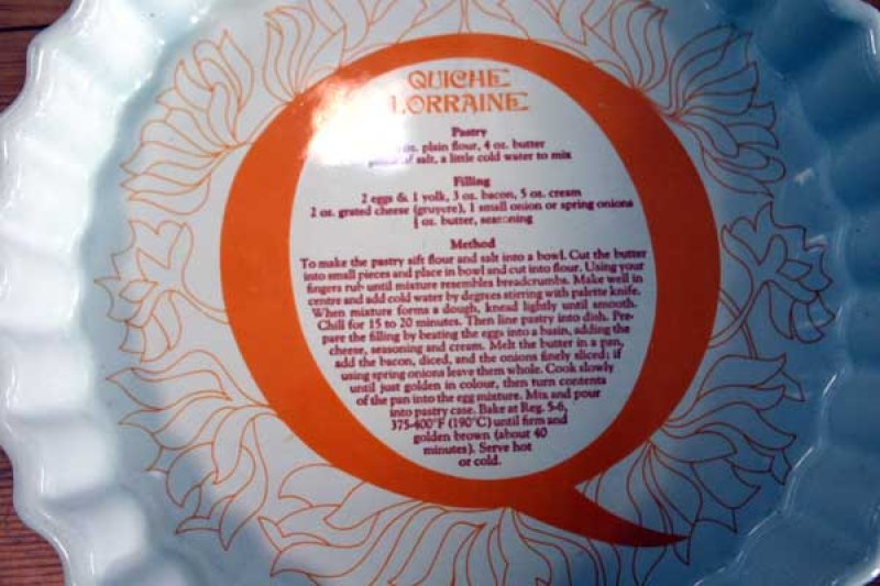 画像3: キッシュ ロレーヌ QUICHE LORRAINE　耐熱皿　 (3)