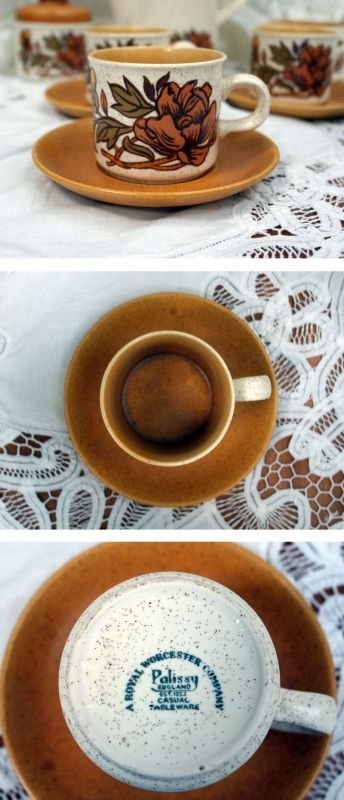 画像2: ロイヤル ウースター パリシー コーヒー サービス セット (2)