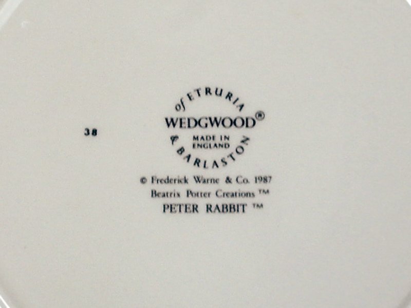 画像4: ウェッジウッド（Wedgewood)　ピーターラビット　クリスマスプレート　１９８７年 (4)