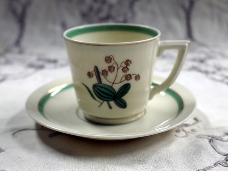 画像1: ロイヤルコペンハーゲン(Royal Copenhagen) コーヒー カップ＆ソーサー (1)
