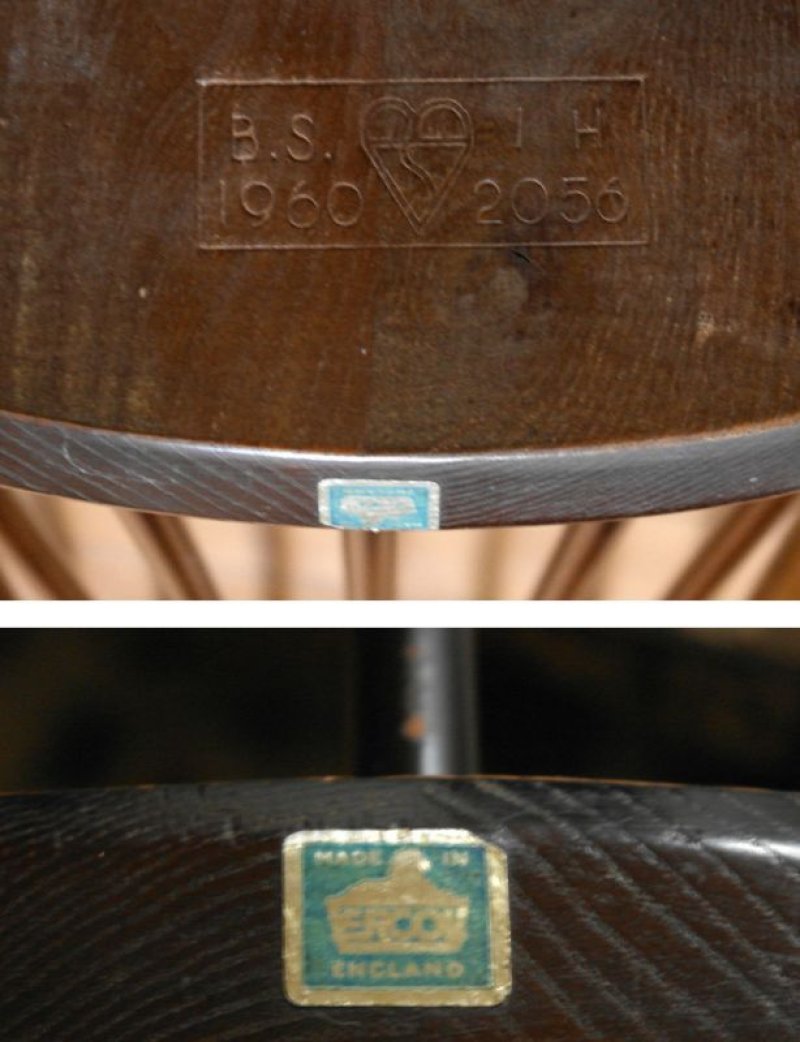 画像3: アーコール(Ercol)チェア ゴールドスミスGoldsmith Windsor Chair クッション付