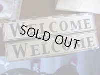 WELCOME　プレート　（１）（２）　1個　1600円