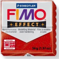 ステッドラー STAEDTLER  フィモ　エフェクト 56g グリッターレッド
