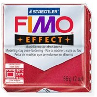 ステッドラー STAEDTLER  フィモ　エフェクト 56g メタリックルビーレッド