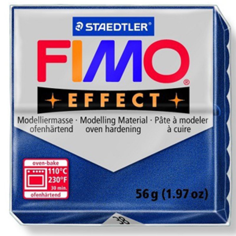 画像1: ステッドラー STAEDTLER  フィモ　エフェクト 56g メタリックサファイアブルー (1)
