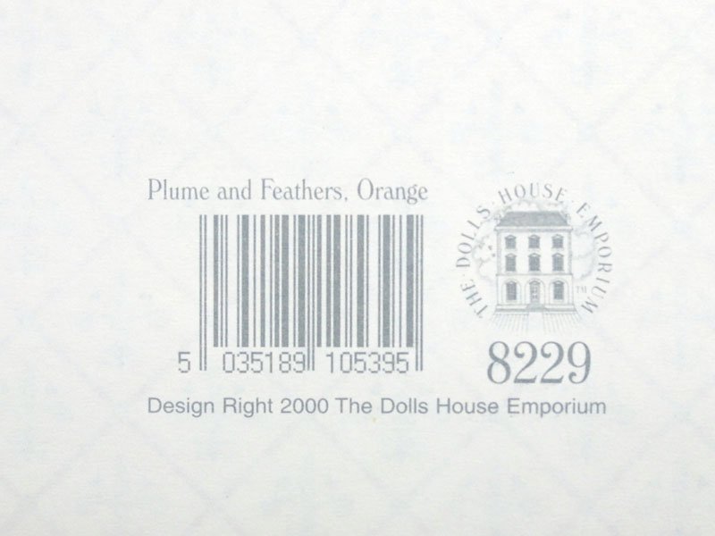 1/12サイズのドールハウス用ミニチュア壁紙　42cm x 60cmです