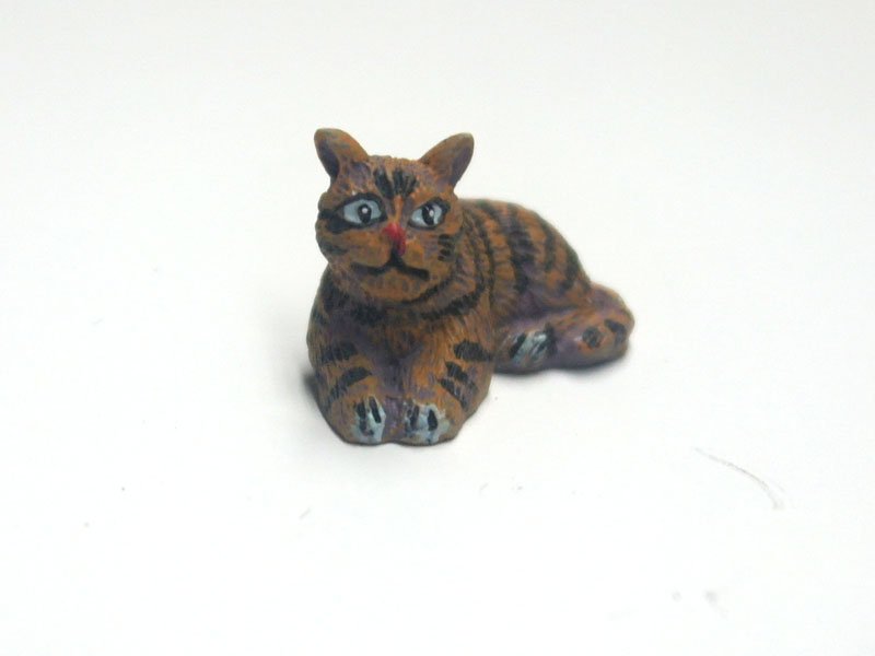 1/12サイズのドールハウス用ミニチュア猫です