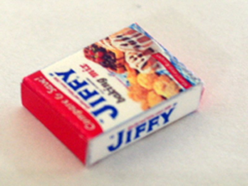 ミニチュア　1/12サイズのパッケージ