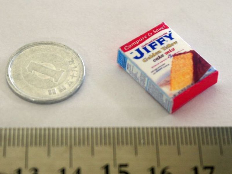 ミニチュア　1/12サイズのパッケージ