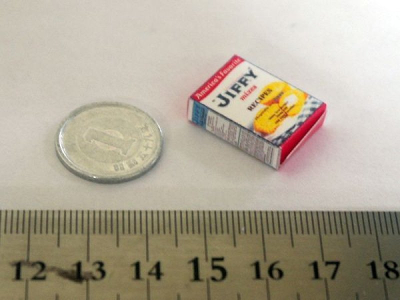 ミニチュア　1/12サイズのパッケージ