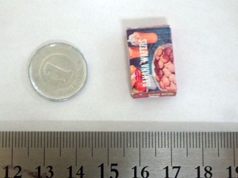ミニチュア　1/12サイズのパッケージ