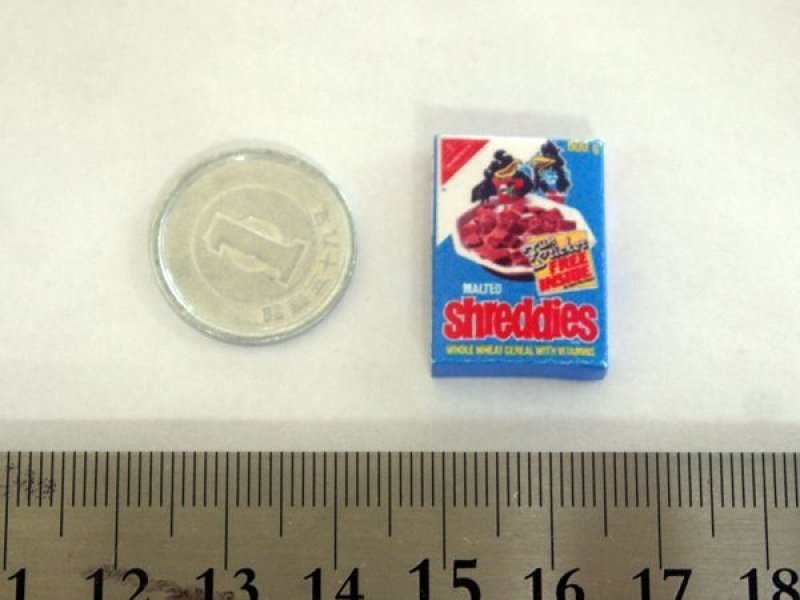 ミニチュア　1/12サイズのパッケージ