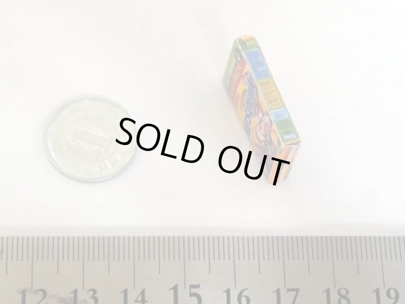 ミニチュア　1/12サイズのパッケージ