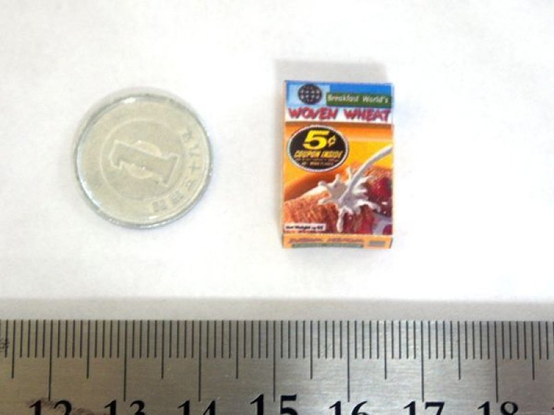 ミニチュア　1/12サイズのパッケージ