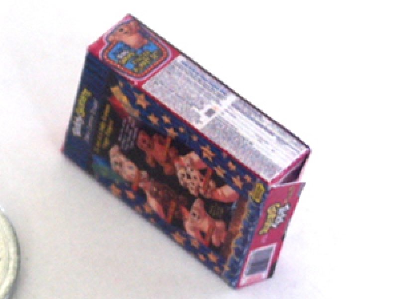 ミニチュア　1/12サイズのパッケージ