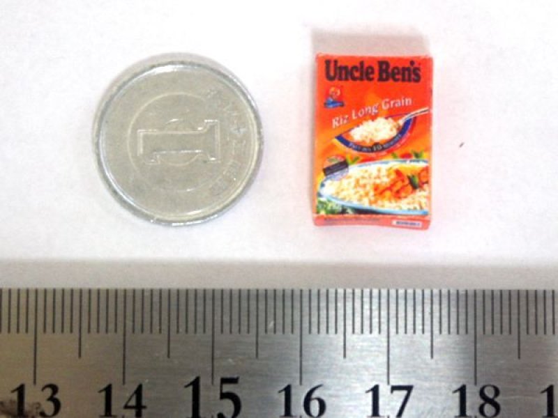 ミニチュア　1/12サイズのパッケージ